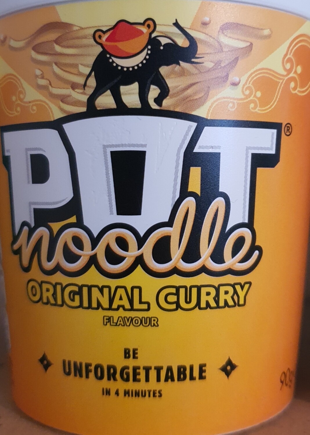 Pot noodle curry