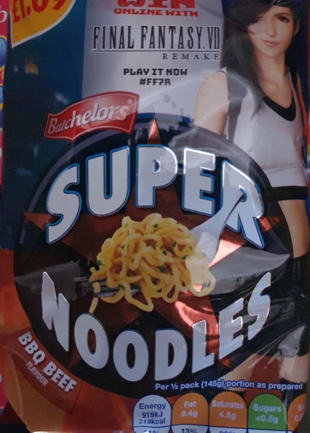 Batchelors super noodles beef