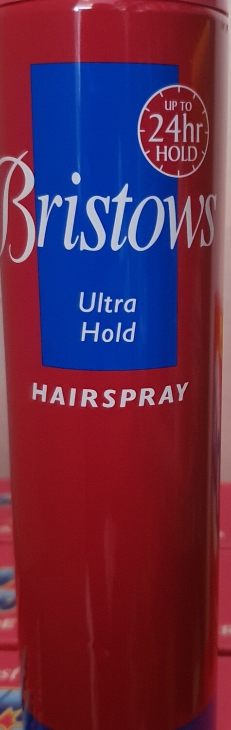 Bristows ultra hold hair spray 