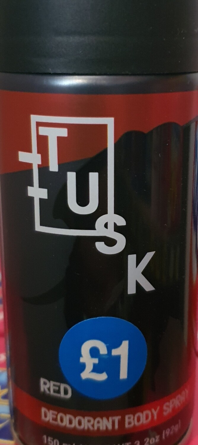 Tusk deodrant body spray 150ml