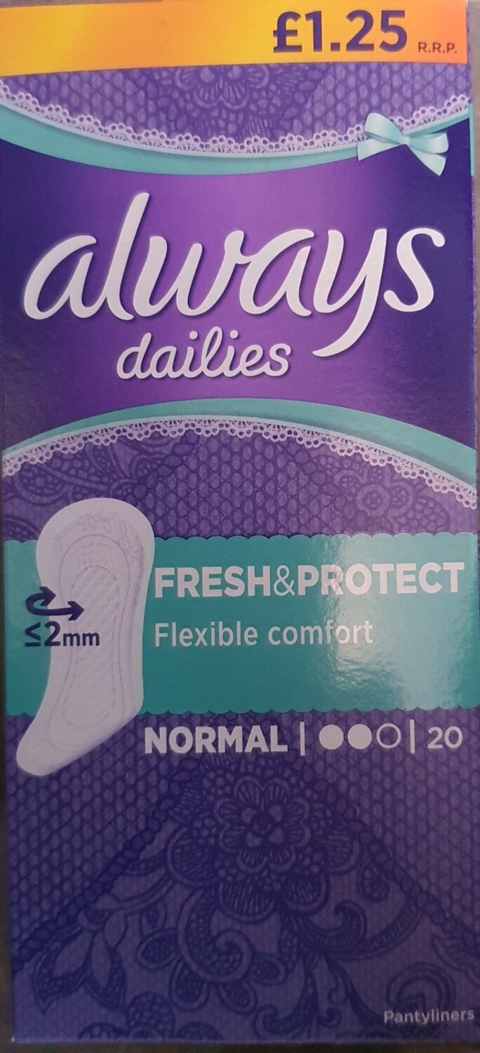 Always dailies 20pack