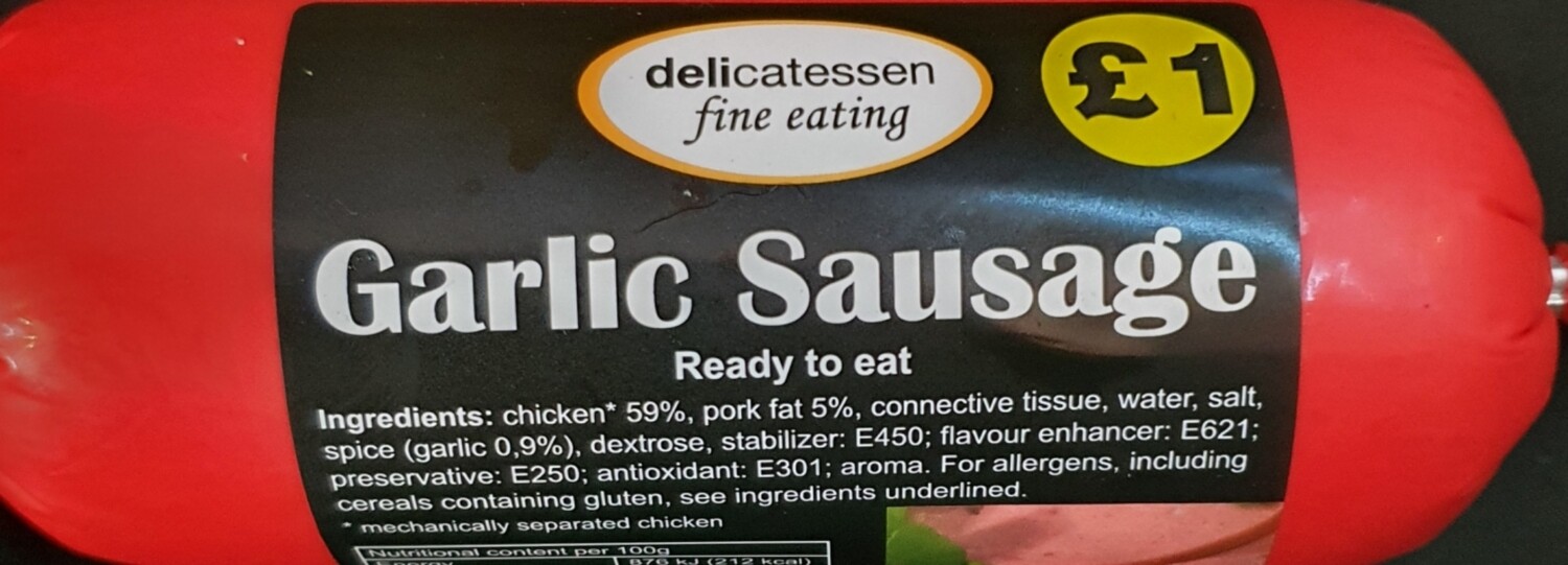 Garlic sausage 300g