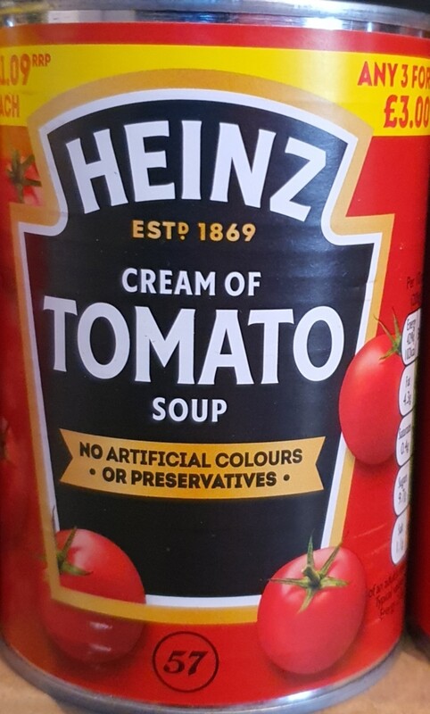 Heinz Tomato soup 400g (2 for £2.80