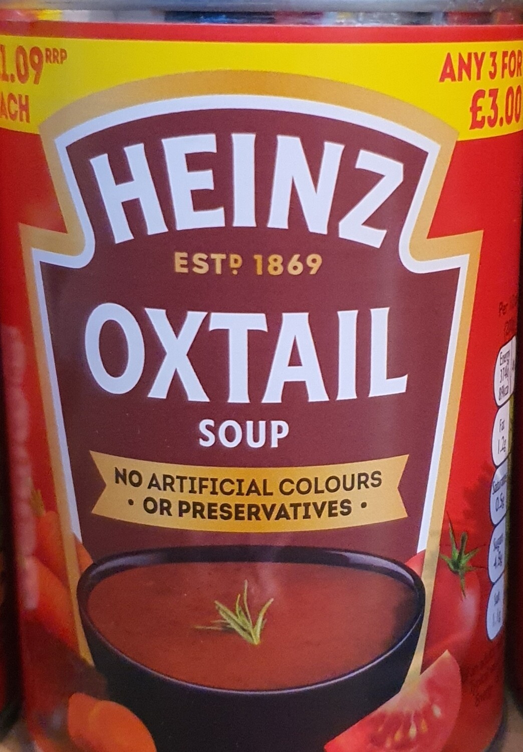 Heinz oxtail soup 