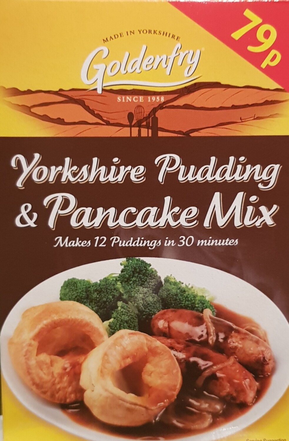 Goldenfry yorkshire pudding & pancake mix 142g