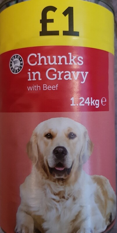 Euro shopper chunks in gravy with beef 1.24kg