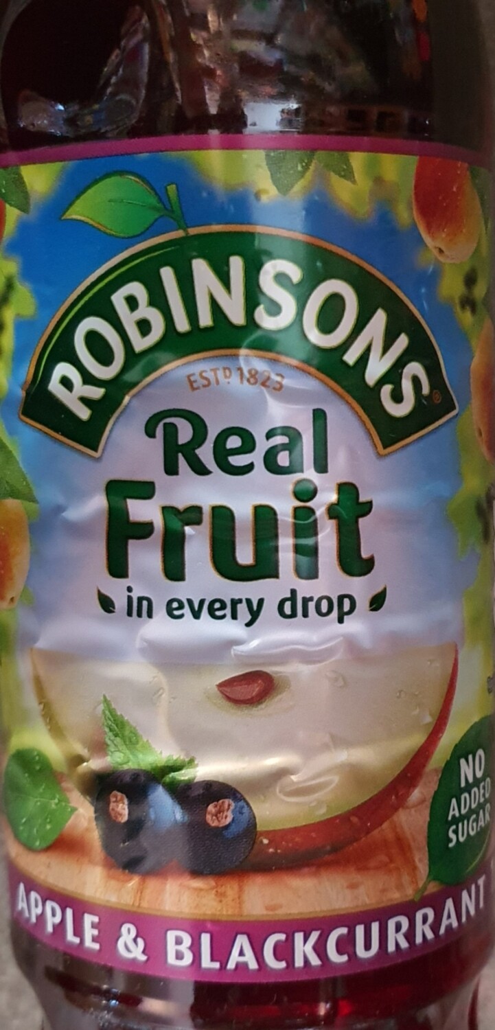 Robinsons apple and blackcurrant 