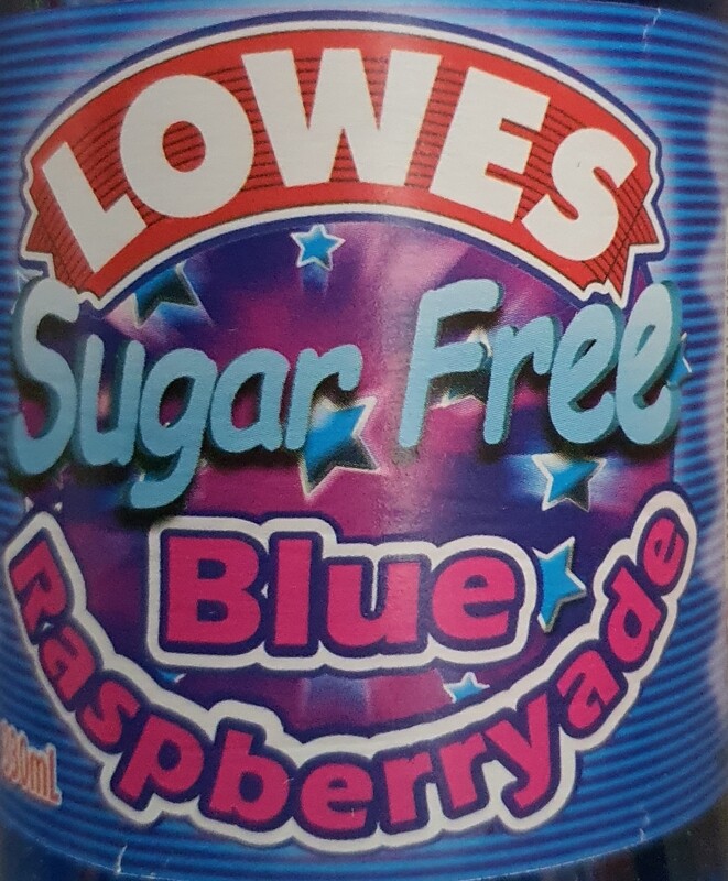 Lowes blue raspberryade 330ml