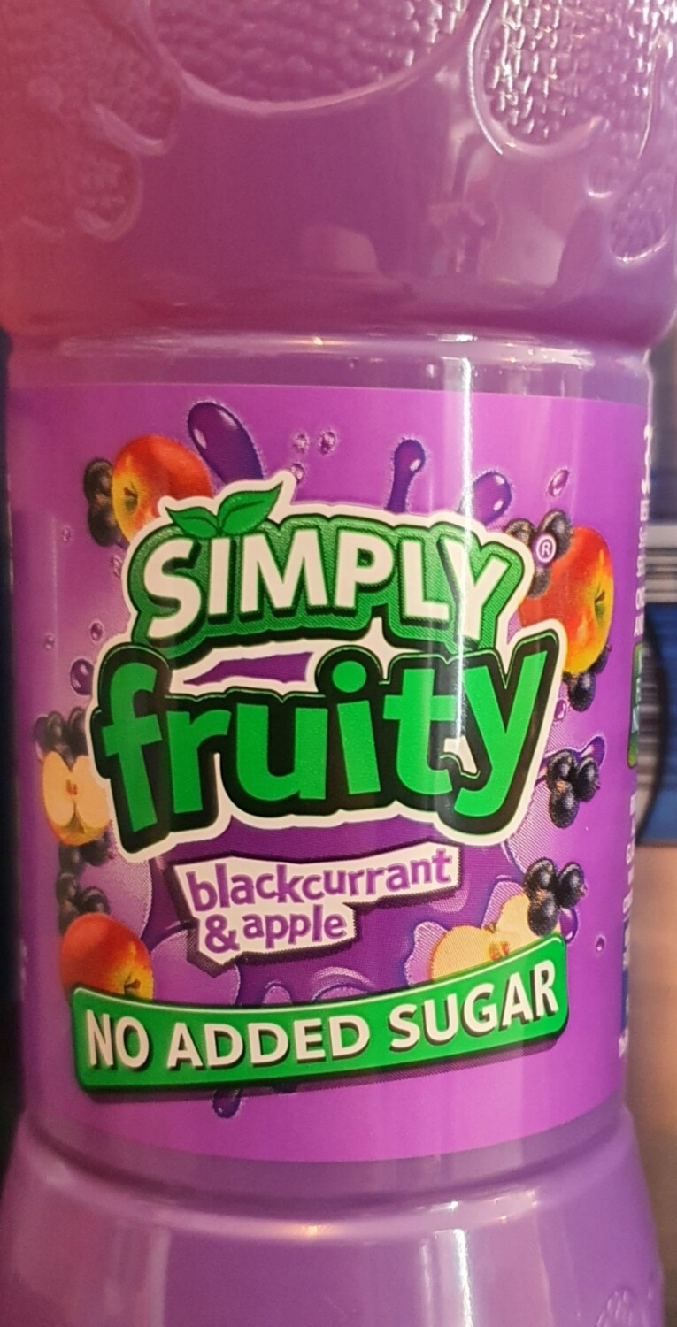 Apple and blackcurrant juice drink 330ml