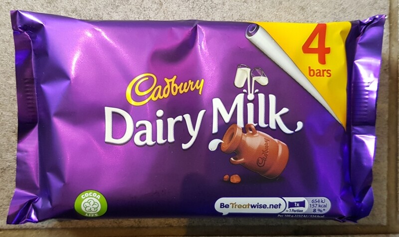 Dairy milk 4 pack