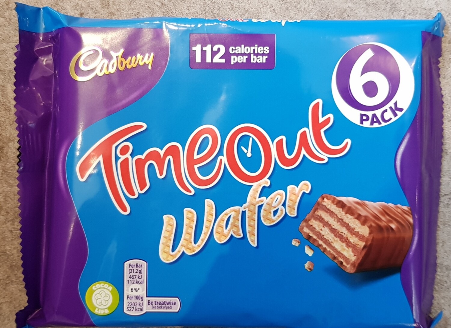 Timeout wafer 6 pack