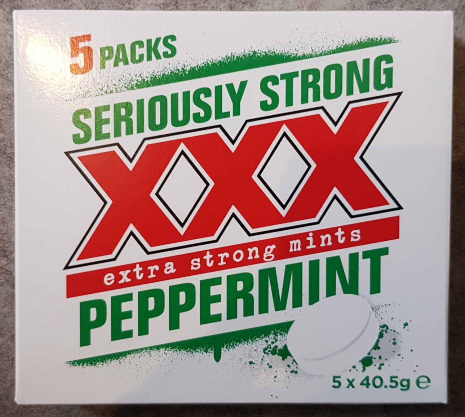 XXX extra strong mints 6 pack