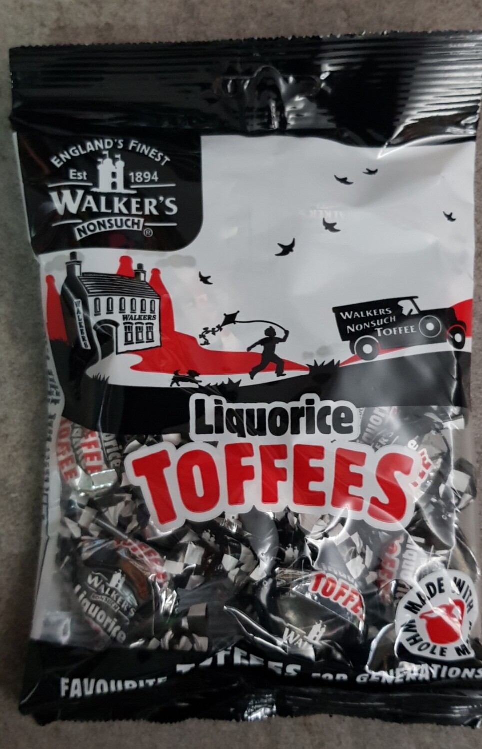 Liquorice toffees