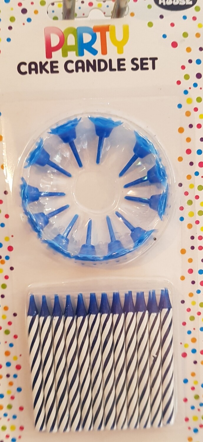 Boy cake candle set