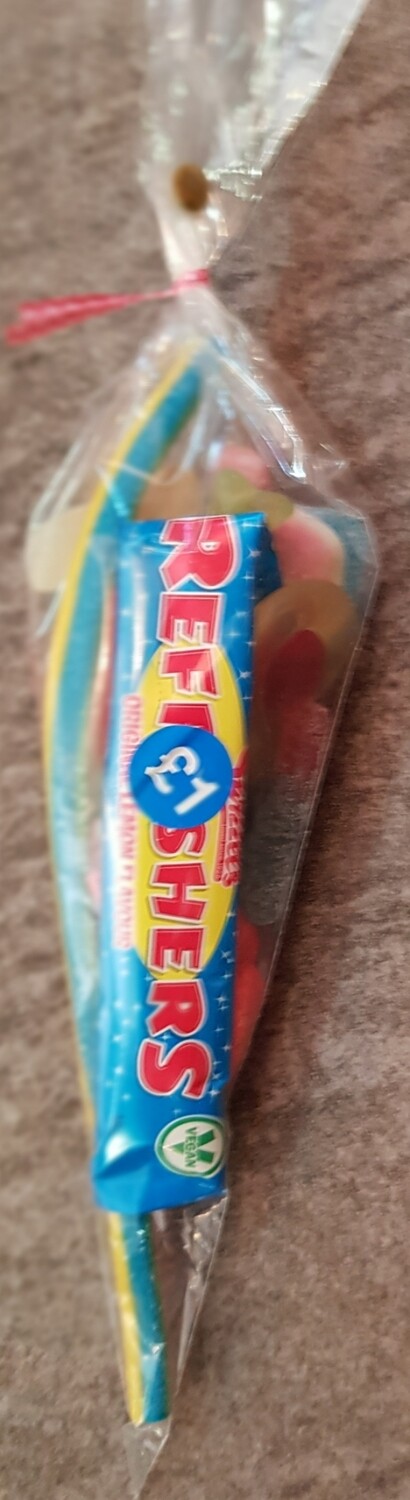 Sweet cone with chew  bar 