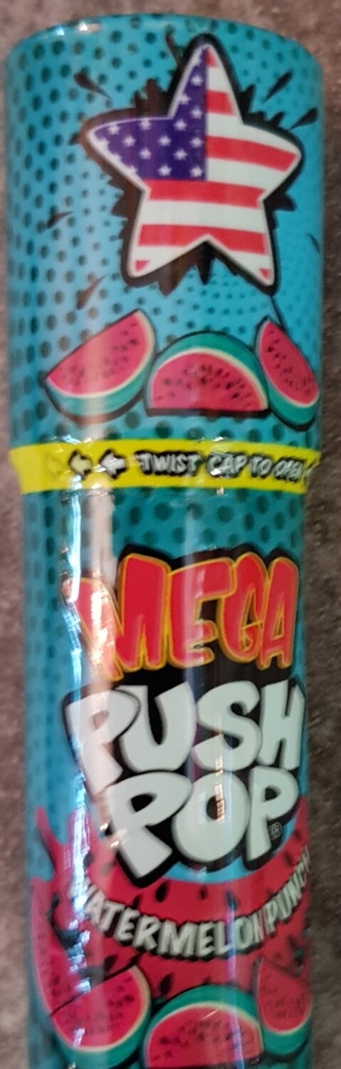 American mega push pop watermelon punch