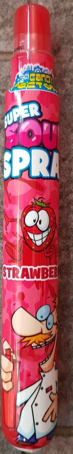 Super sour spray strawberry