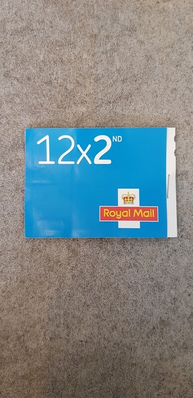 Book of 12 2nd class stamps