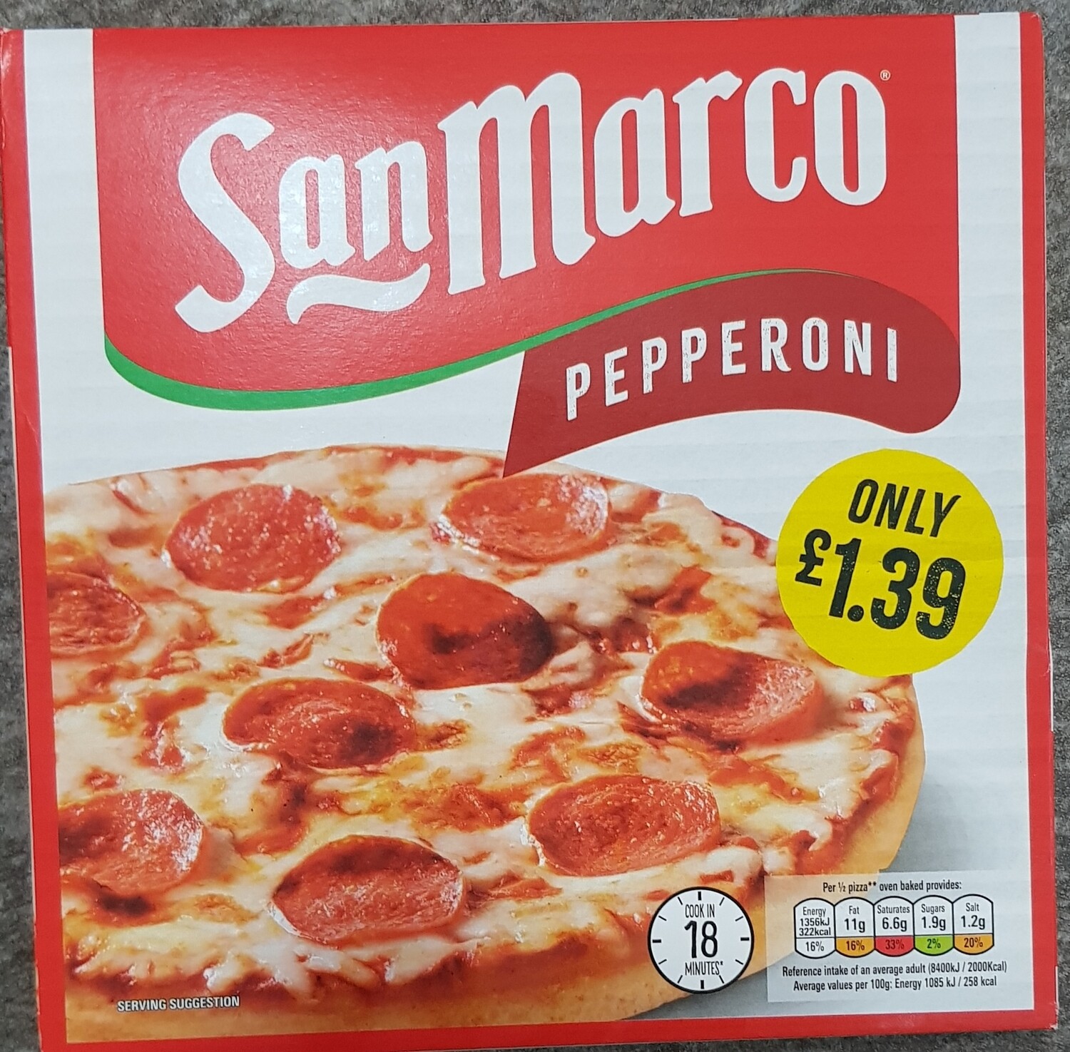 San marco pepperoni pizza