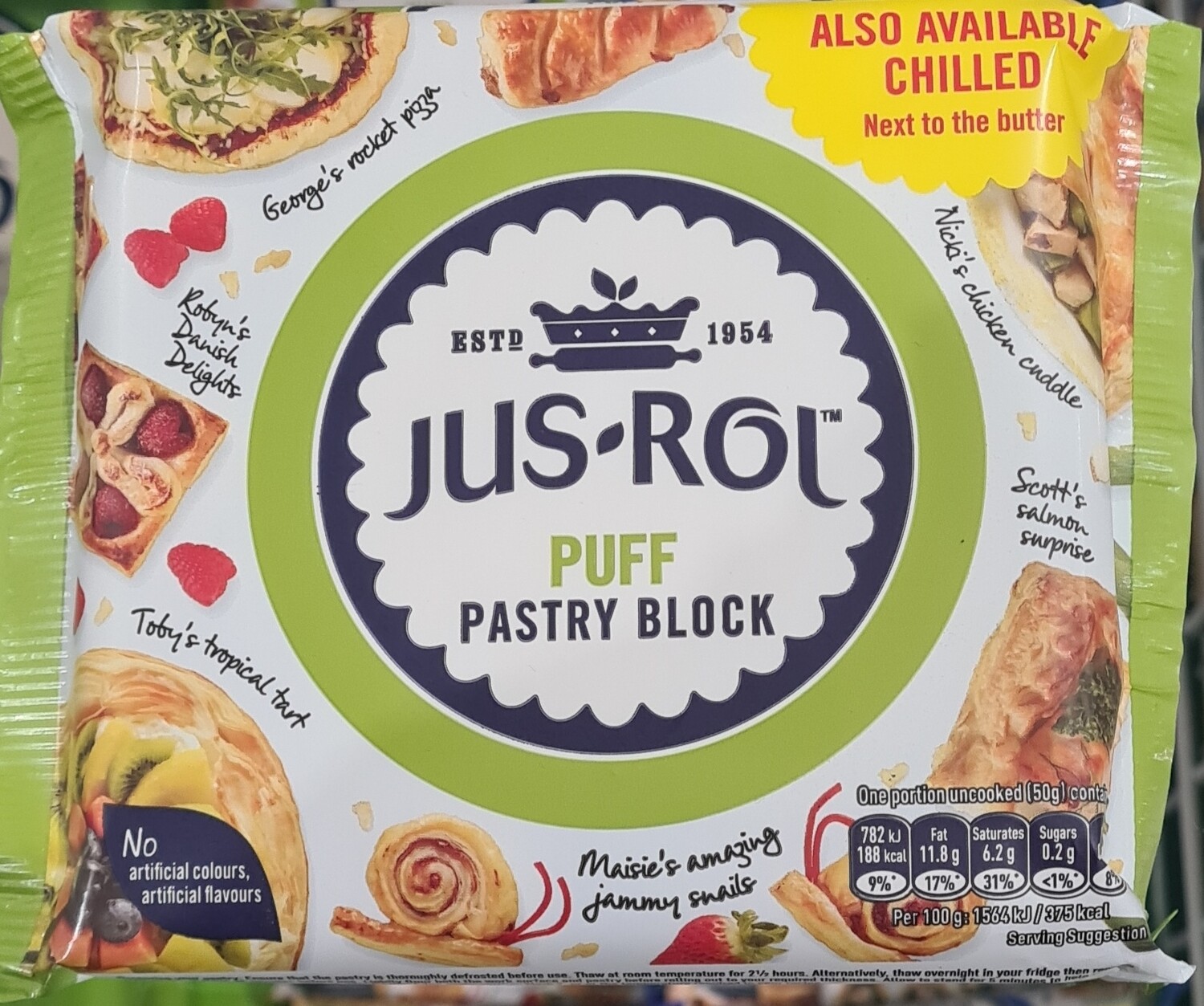 Jus - puff pastry block