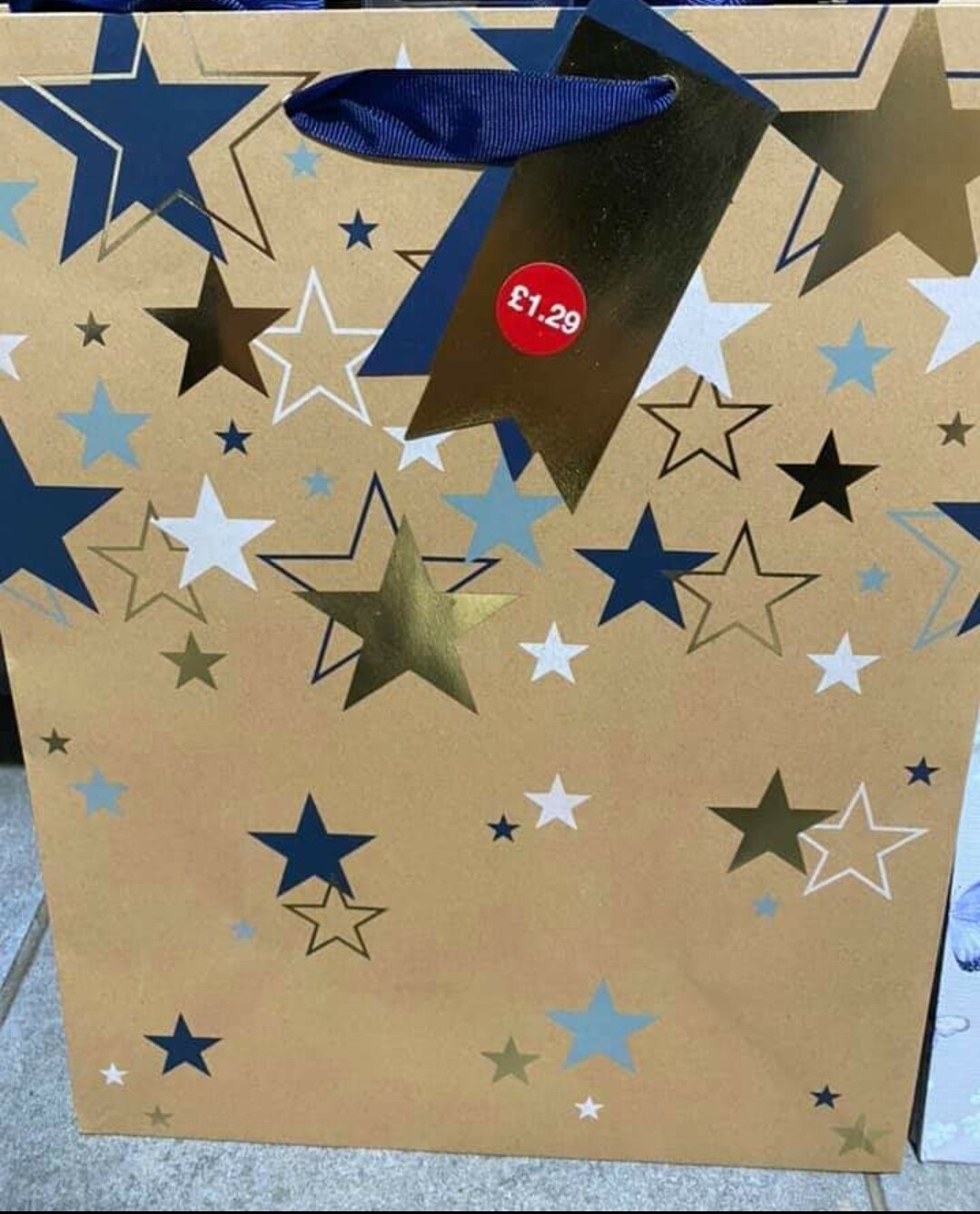 Medium male gift bag