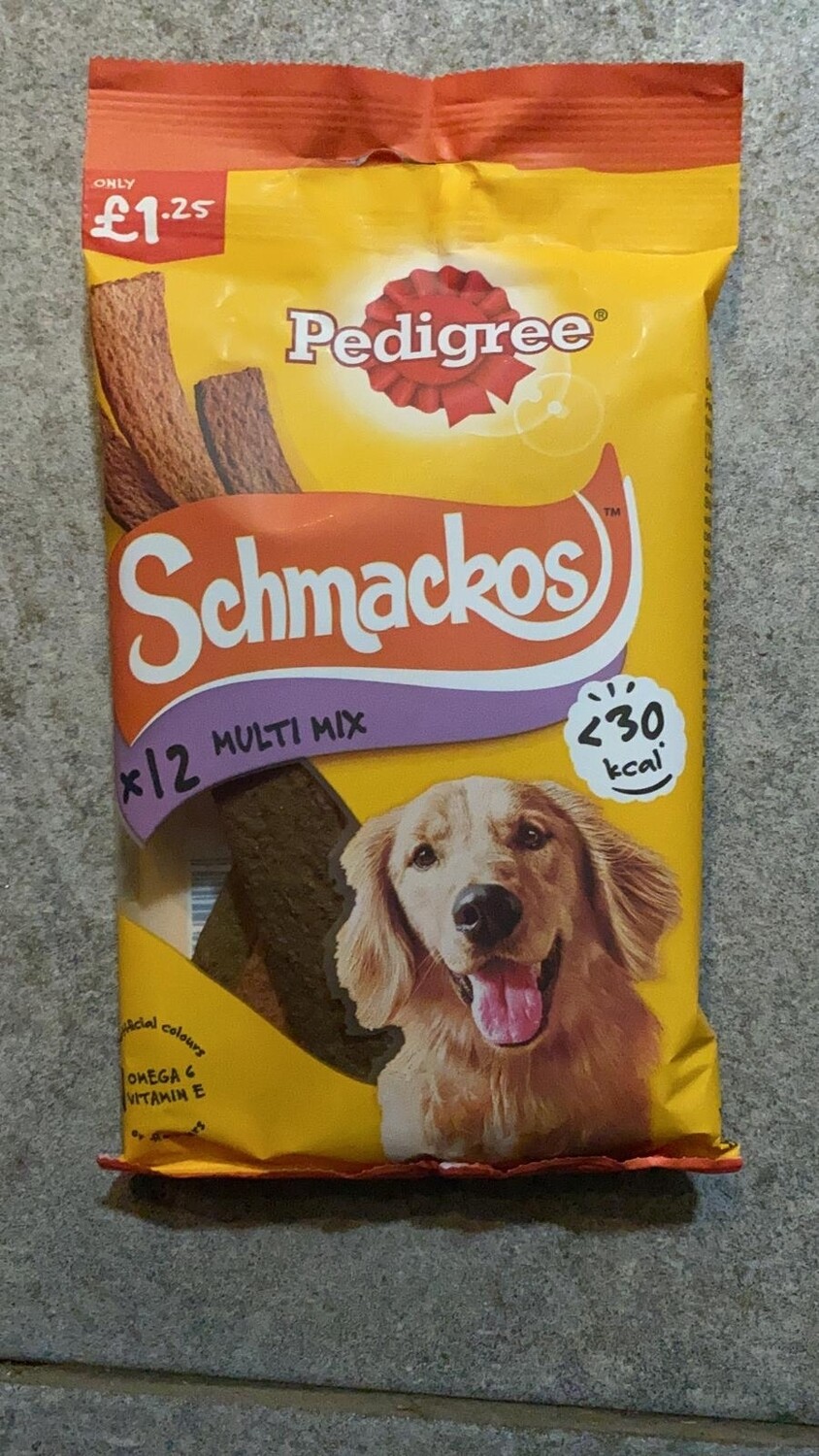 Pedigree schmackos x12 multi mix