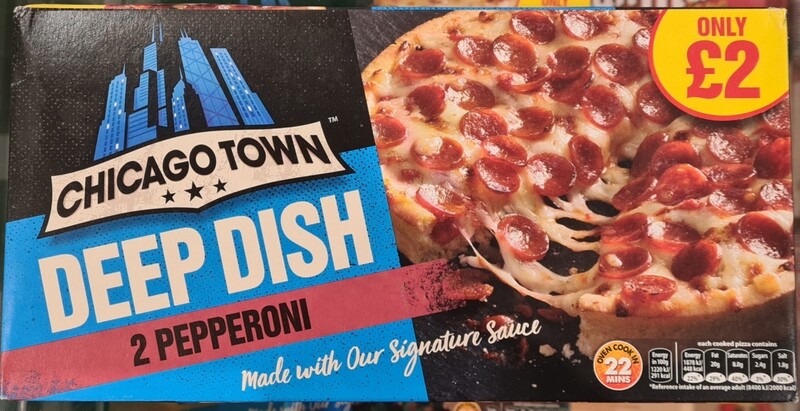 Chicago town deep dish 2 pepperoni