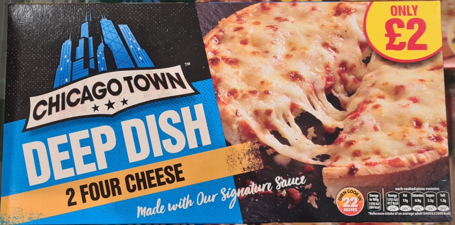 Chicago town deep dish 2 four cheese