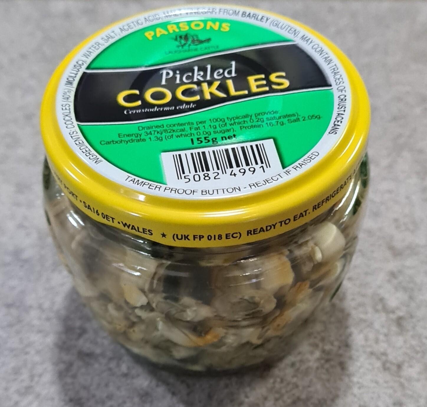 Parsons pickled cockles