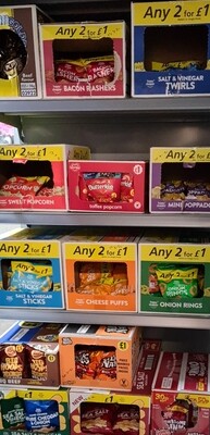 Crisps/ snacks 