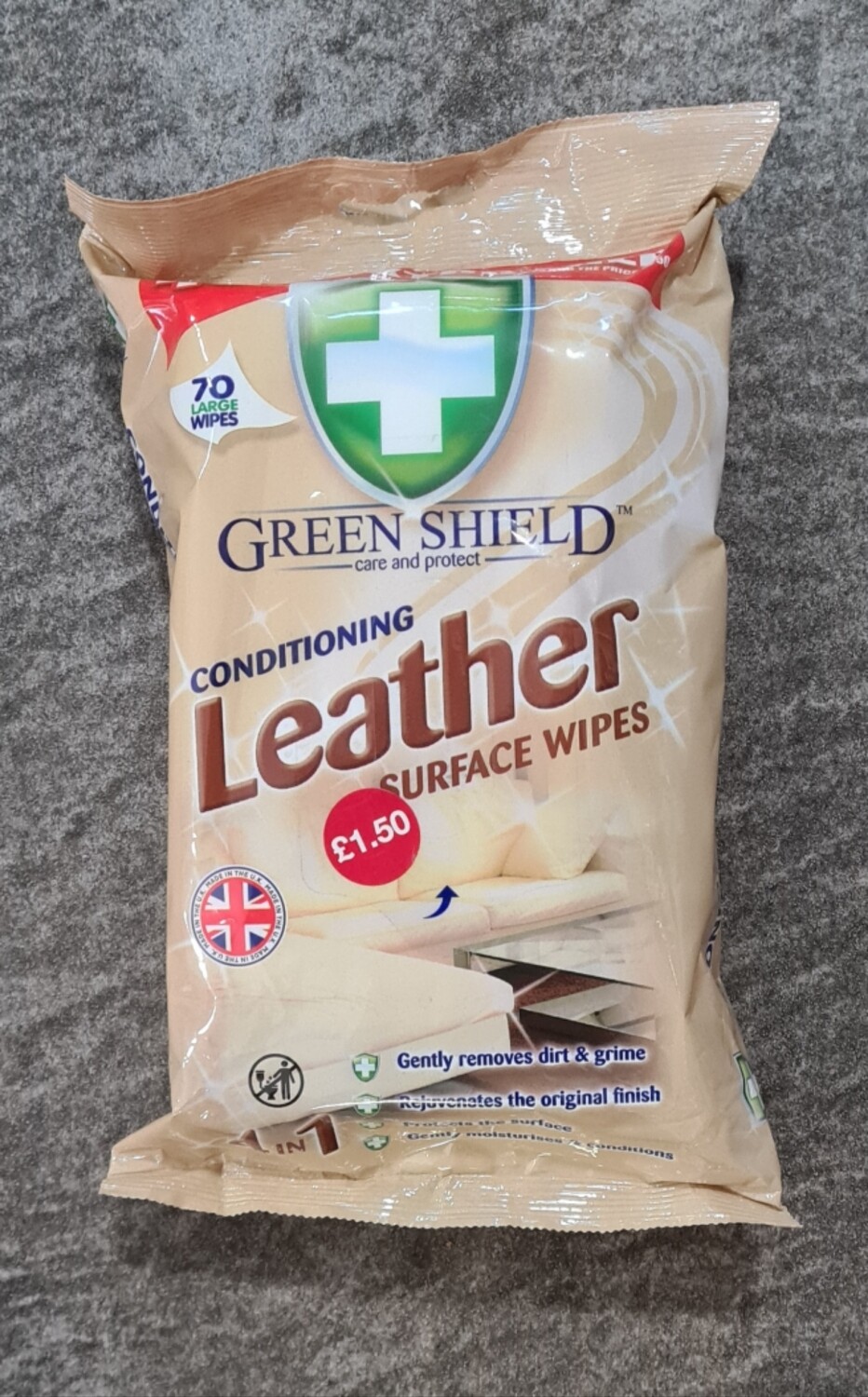 Leather surface wipes