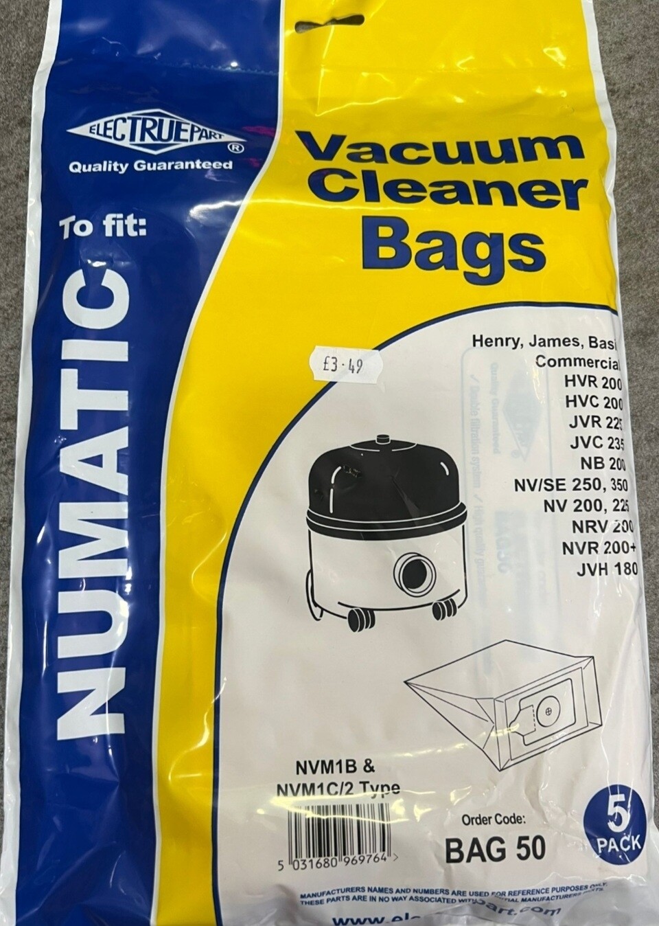 Vacuum cleaner bags