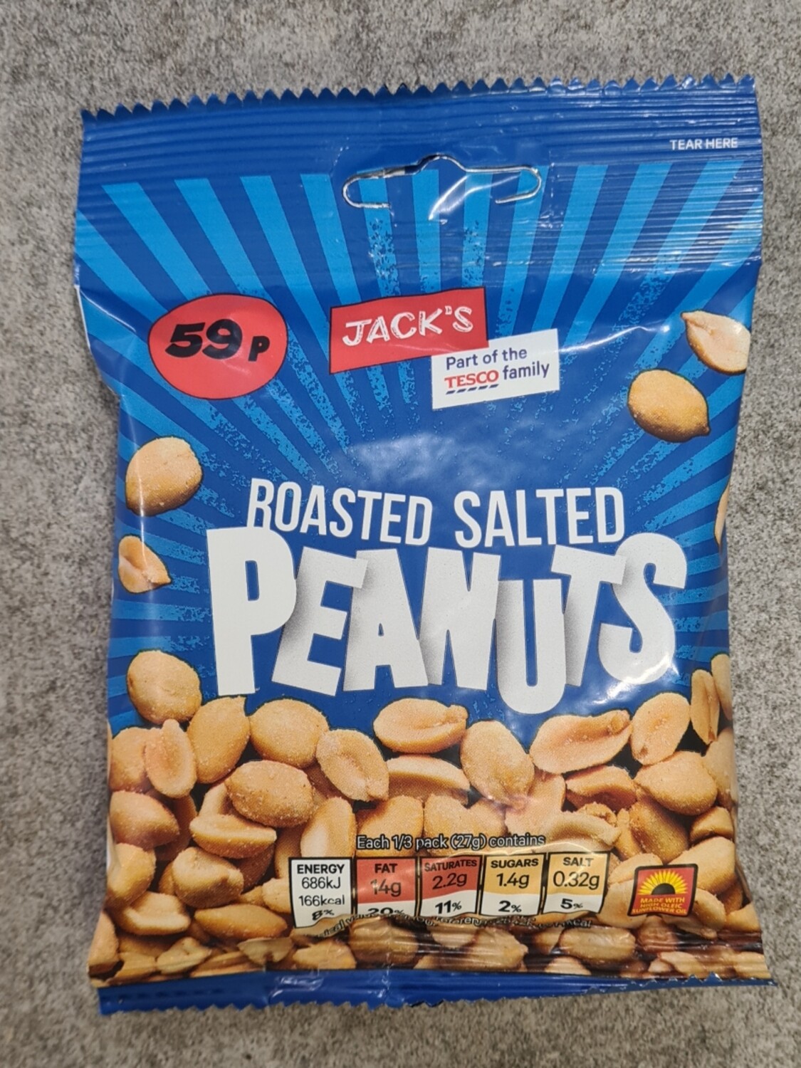 roasted salted peanuts