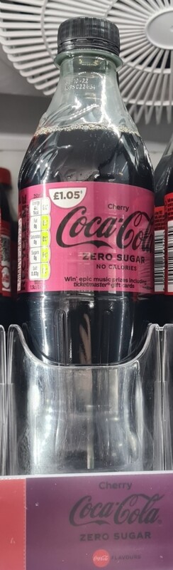 cherry coca cola zero sugar