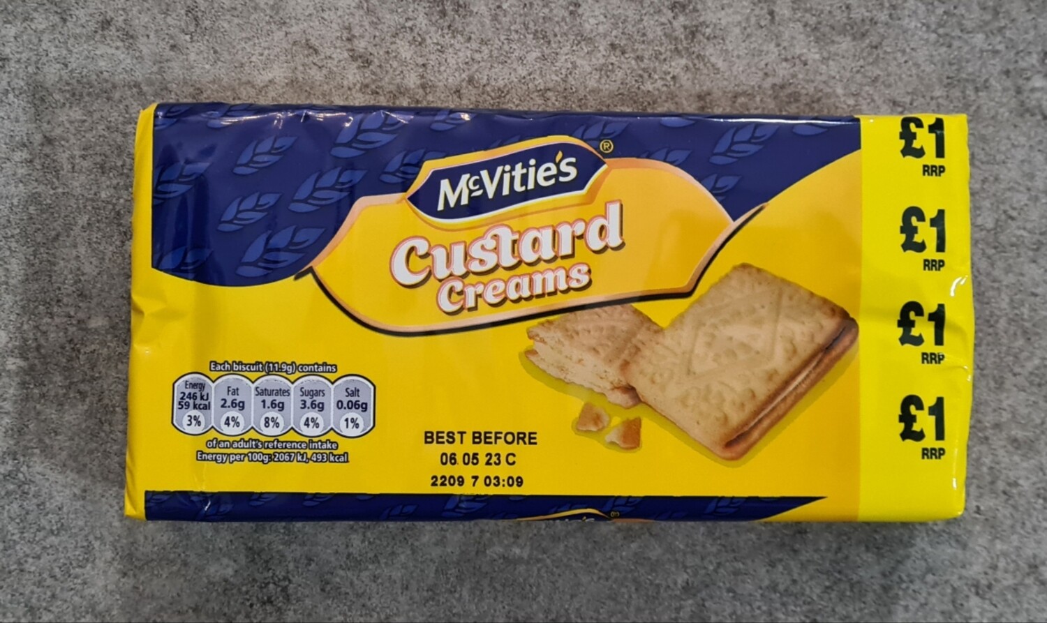 Mc vities custard creams 