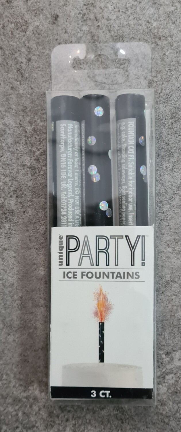 3 ice fountains