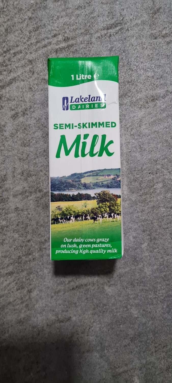 long life milk semi skimmed 1 litre