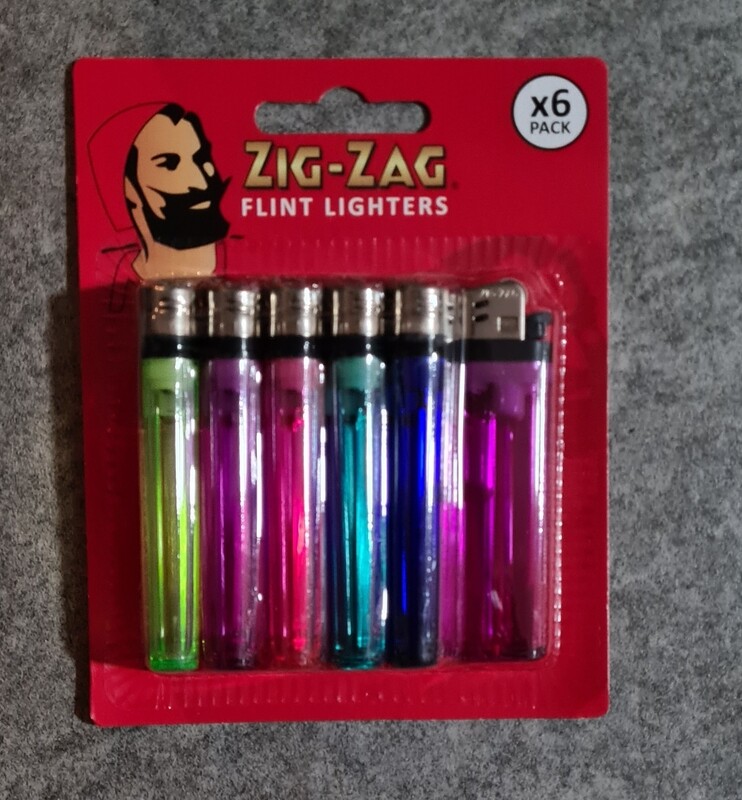 Pack of 6  lighters 