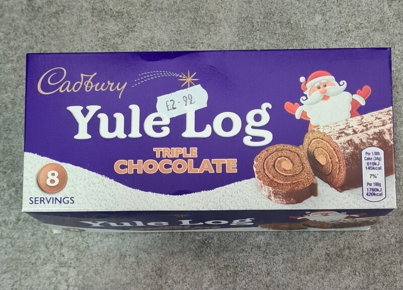 Cadbury yule log