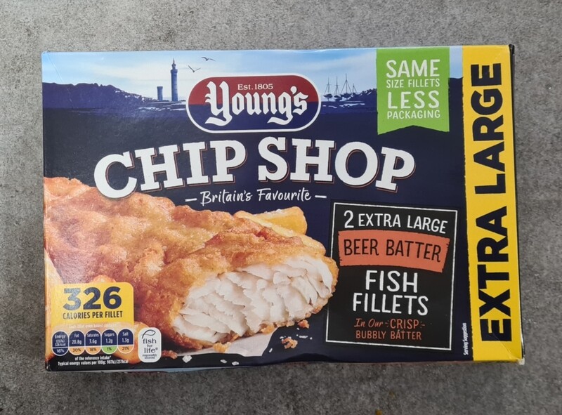 youngs 2 extra large beer battered fish fillets