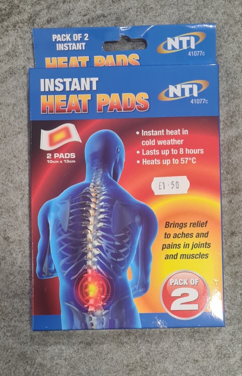 instant heat pads 2 pads 