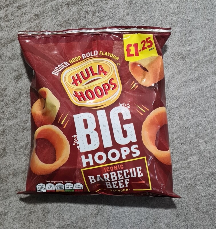 Hula hoops beef crisps 80g
