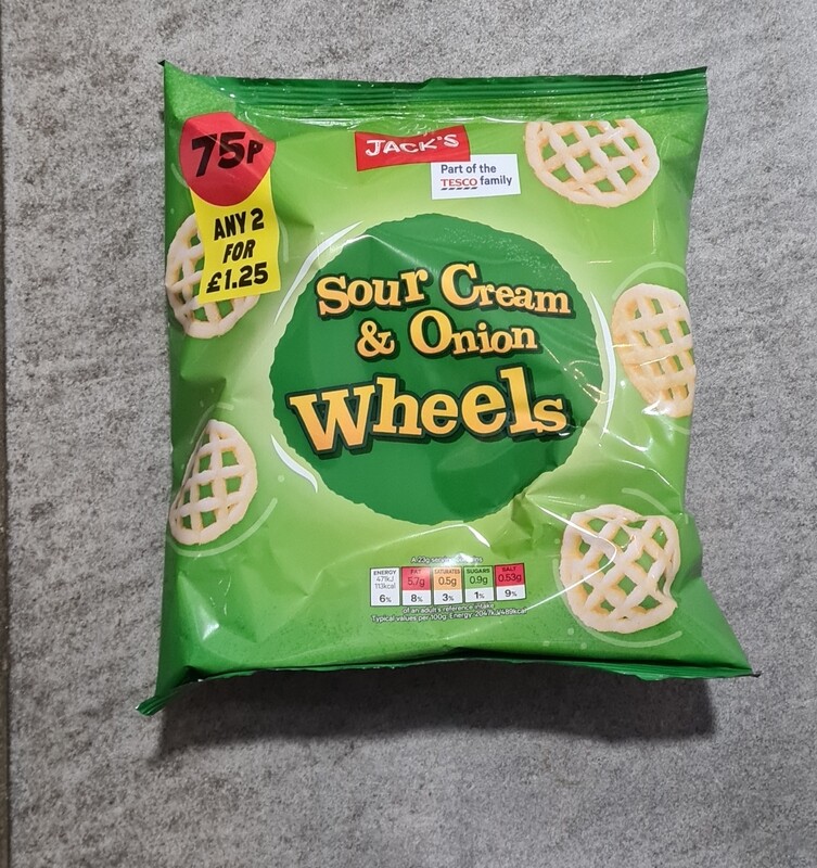 Sour cream & onion wheels