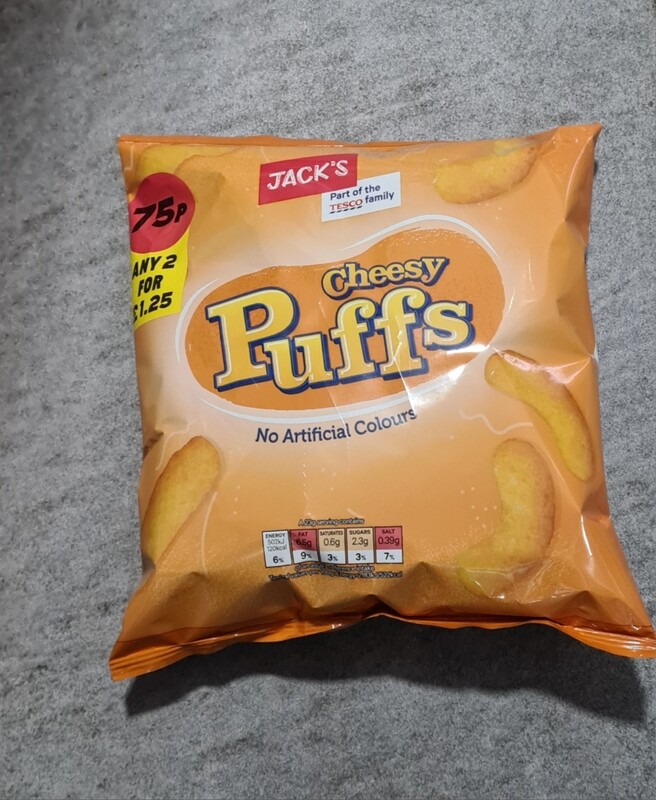 Cheese puffs crisps 70g