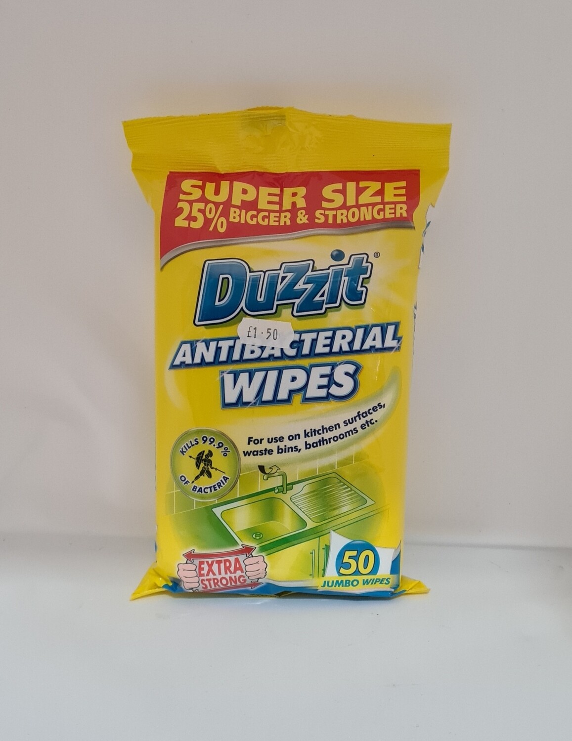 Antibacterial surface wipes 