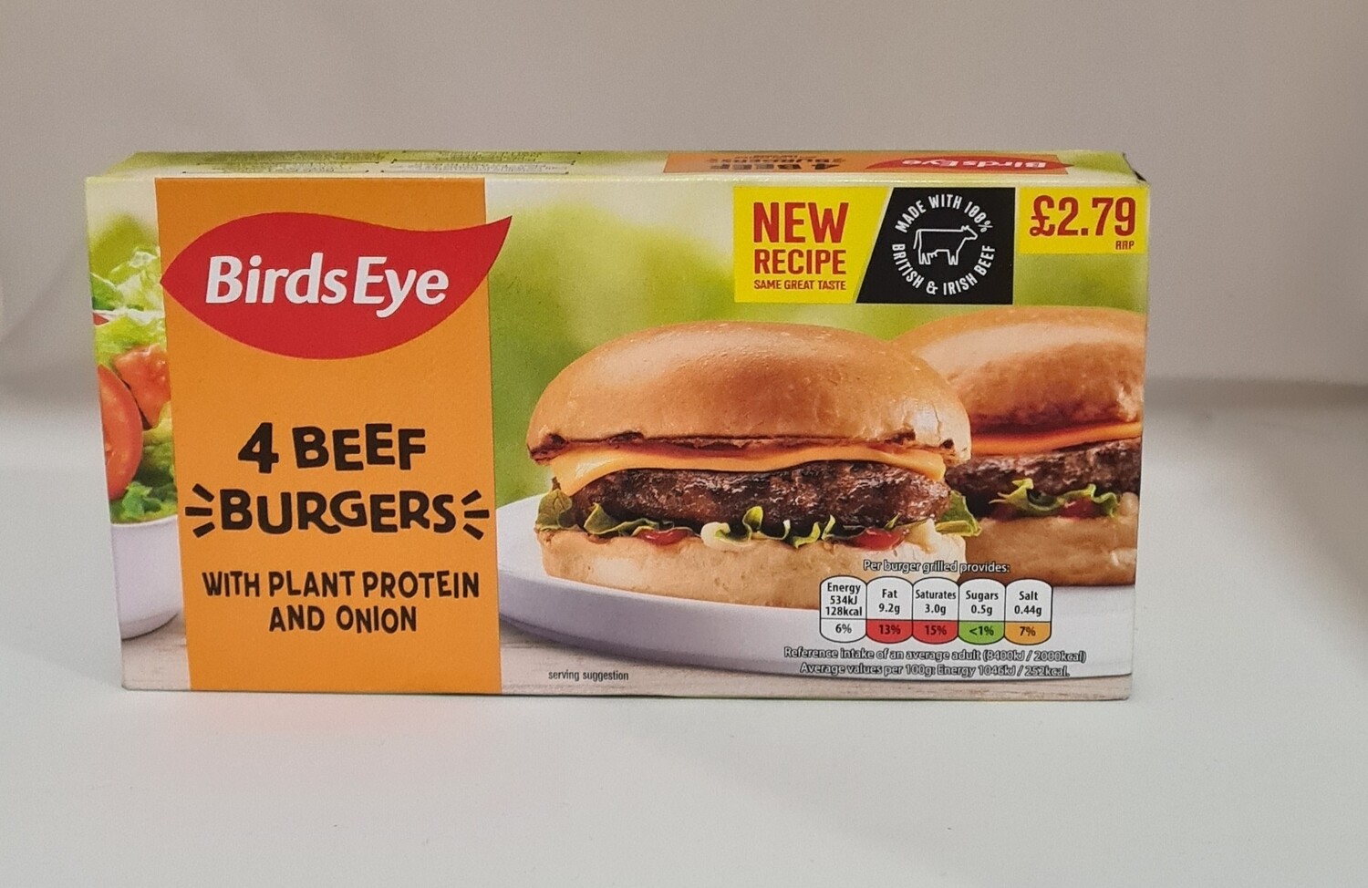 Birds eye original 4 beef burgers