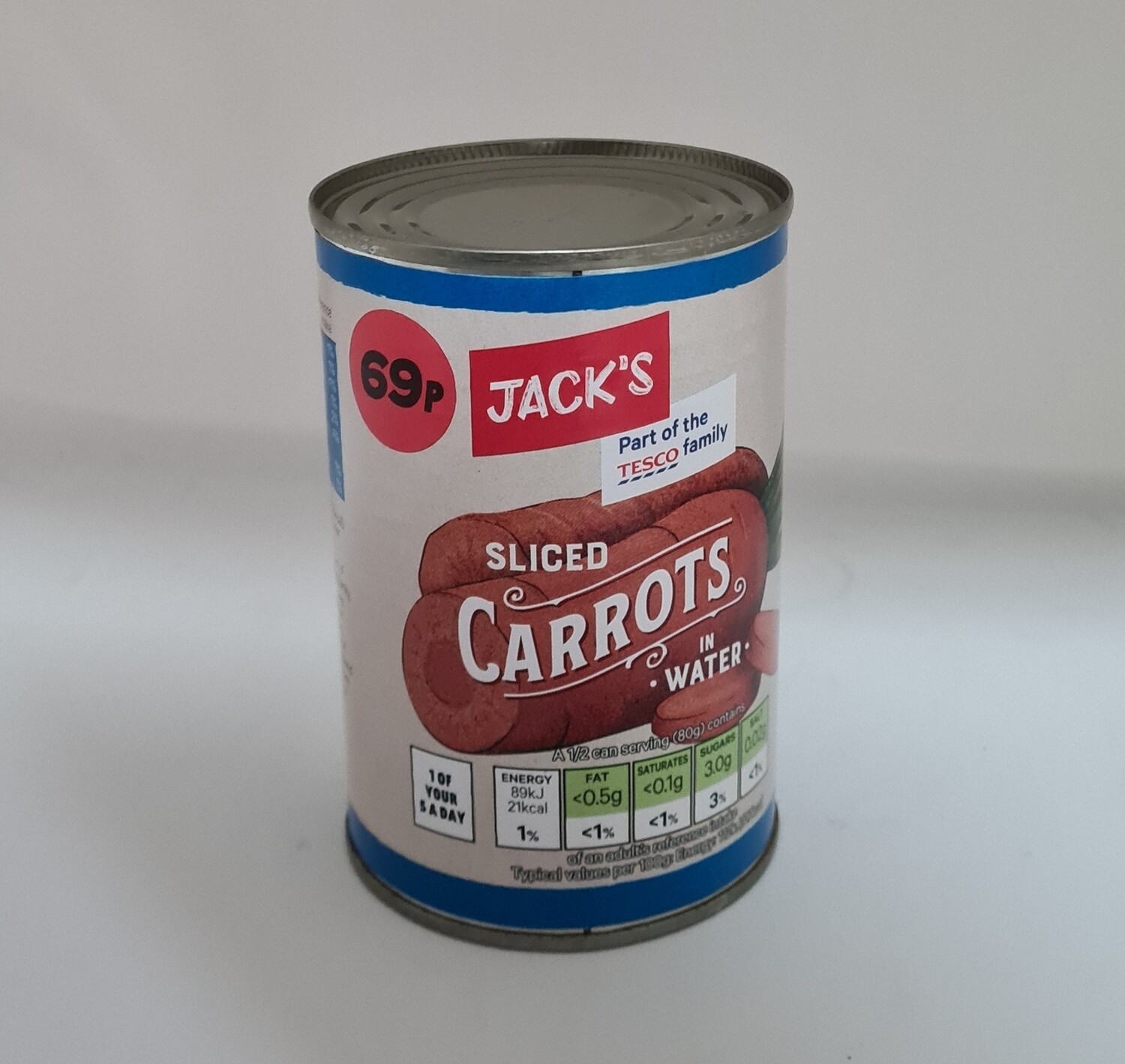  sliced carrots 300g