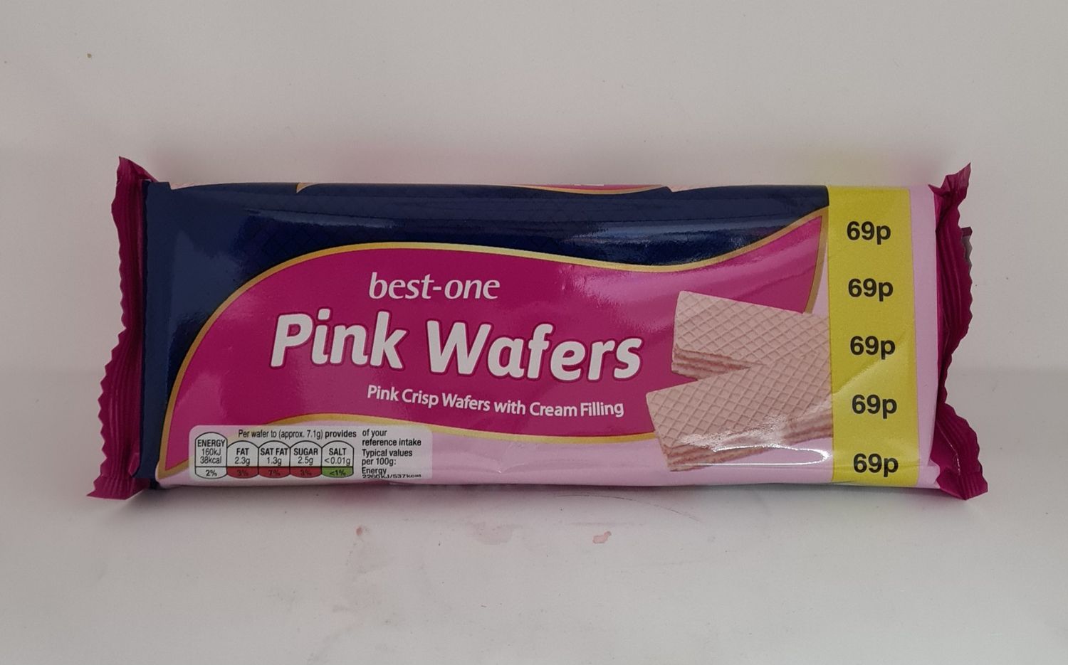  pink wafers