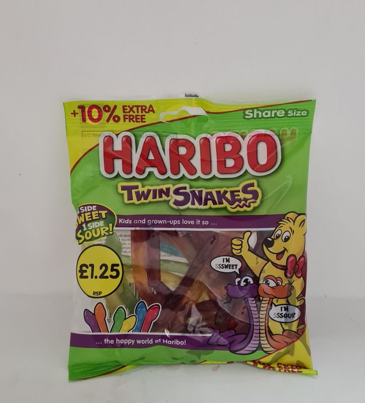 Haribo twin snakes