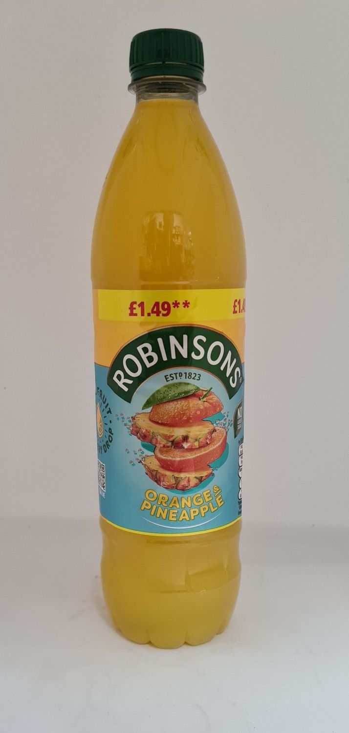 Robinsons orange and pineapple squash 